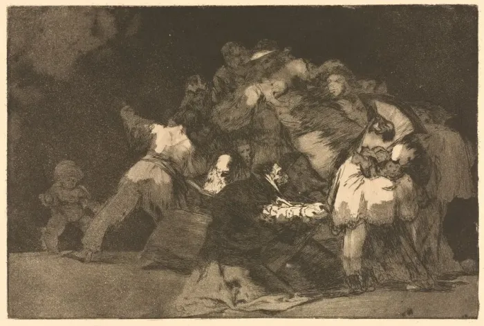 Framed Print : The Proverbs: General Folly, 1864. Creator: Francisco de Goya (Spanish, 1746-1828) Framed Print : The Proverbs: General Folly, 1864. Creator: Francisco de Goya (Spanish, 1746-1828)