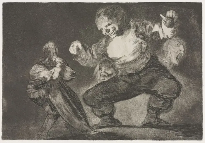 Framed Print : The Proverbs: Simpleton, 1864. Creator: Francisco de Goya (Spanish, 1746-1828) Framed Print : The Proverbs: Simpleton, 1864. Creator: Francisco de Goya (Spanish, 1746-1828)