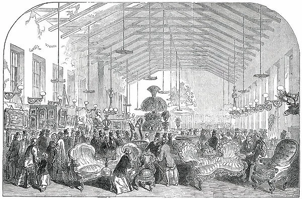 Provincial Industrial Exhibition of Canada, held at Montreal - the North Hall, 1850. Creator: Unknown