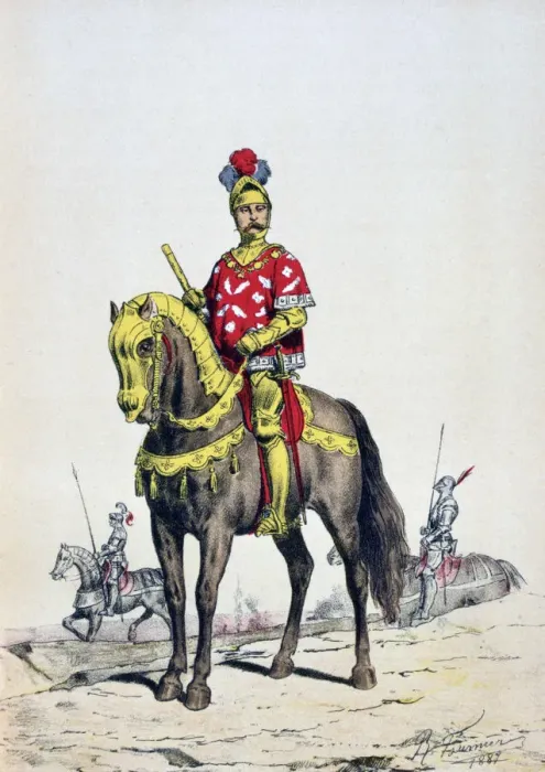 Framed Print : Provost of Paris, 15th century, 1887. Artist: A Lemercier Framed Print : Provost of Paris, 15th century, 1887. Artist: A Lemercier