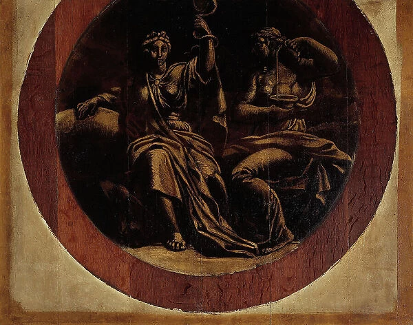 Prudence and Temperance, c1660. Creator: Nicolas Loir