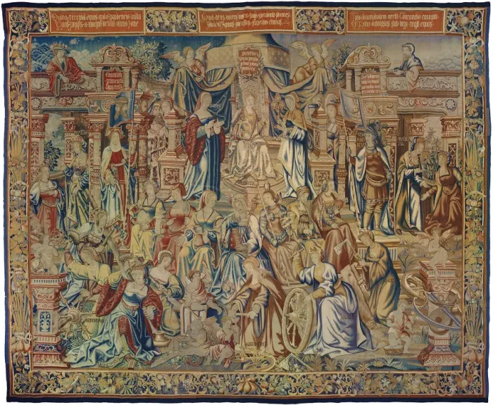 Framed Print : Prudentia (Prudence), from Los Honores, Flanders, 1525 / 32 Framed Print : Prudentia (Prudence), from Los Honores, Flanders, 1525 / 32