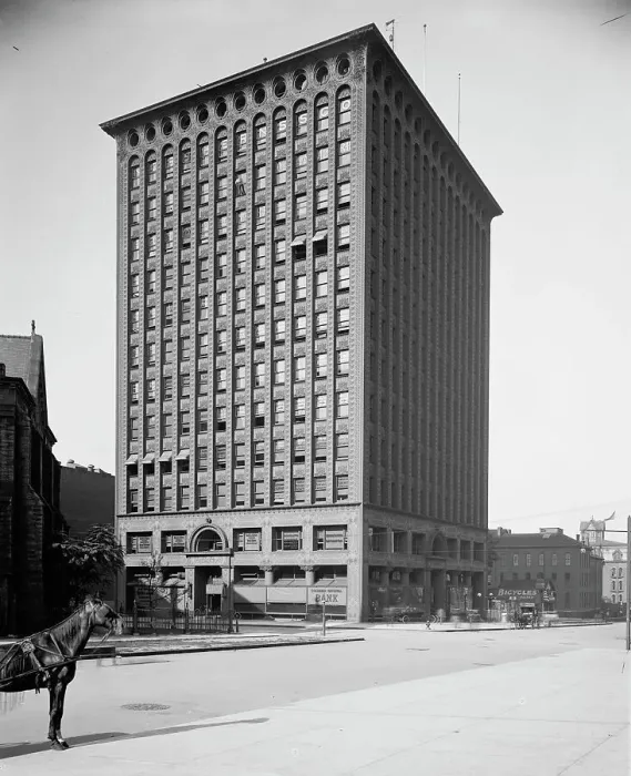 Framed Print : Prudential Building, Buffalo, N.Y. ca 1900. Creator: William H. Jackson Framed Print : Prudential Building, Buffalo, N.Y. ca 1900. Creator: William H. Jackson