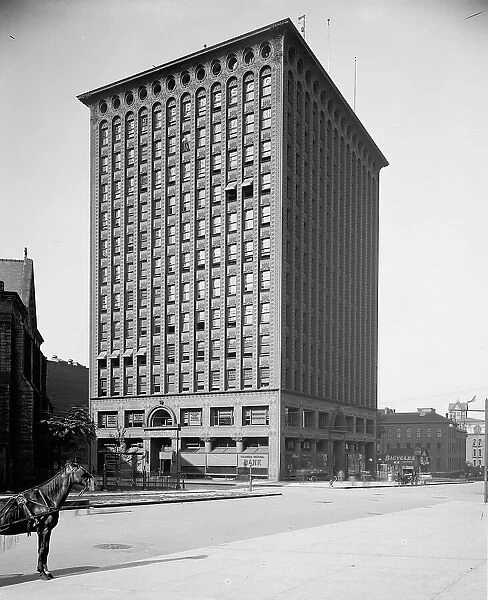 Prudential Building, Buffalo, N.Y. ca 1900. Creator: William H. Jackson