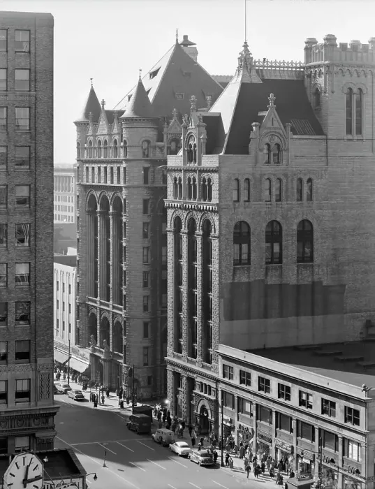 Framed Print : Prudential Insurance Co. Newark, New Jersey, 1956. Creator: Gottscho-Schleisner, Inc Framed Print : Prudential Insurance Co. Newark, New Jersey, 1956. Creator: Gottscho-Schleisner, Inc