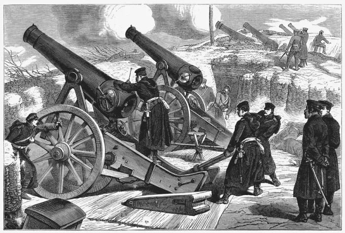 Framed Print : Prussian siege guns at the siege of Paris, Franco-Prussian War, 1871 Framed Print : Prussian siege guns at the siege of Paris, Franco-Prussian War, 1871