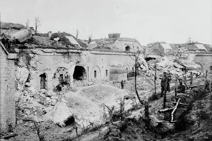 Framed Print : How the Przemysl Forts were wrecked, between 1914 and c1915. Creator: Bain News Service Framed Print : How the Przemysl Forts were wrecked, between 1914 and c1915. Creator: Bain News Service