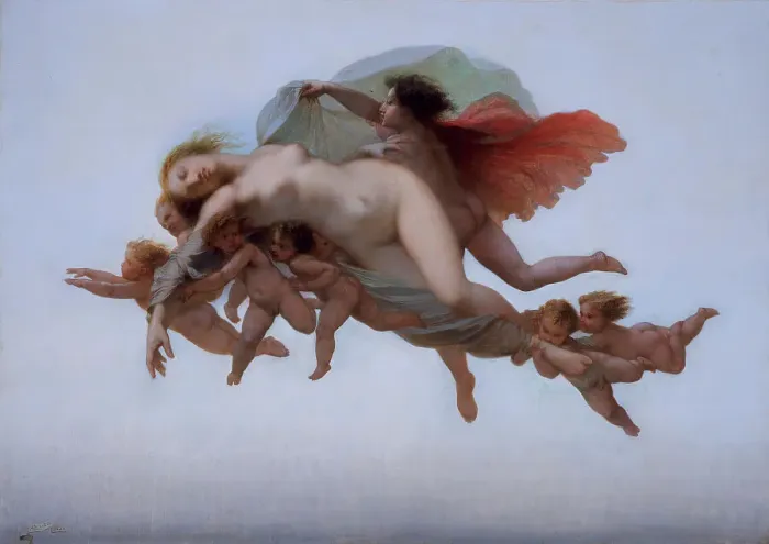 Framed Print : Psyche, 1856. Creator: Auguste Barthelemy Glaize Framed Print : Psyche, 1856. Creator: Auguste Barthelemy Glaize