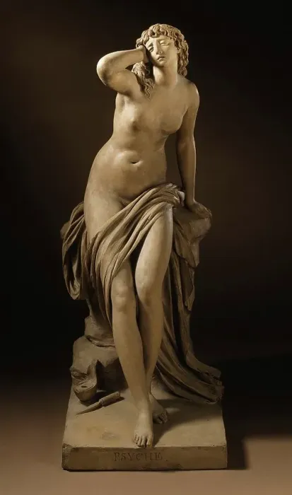 Framed Print : Psyche Abandoned, 1796. Creator: Augustin Pajou Framed Print : Psyche Abandoned, 1796. Creator: Augustin Pajou