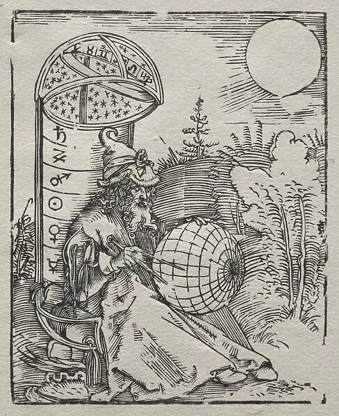 Ptolemaeus mit dem Himmelsglobus, 1504. Creator: Albrecht Dürer (German, 1471-1528)