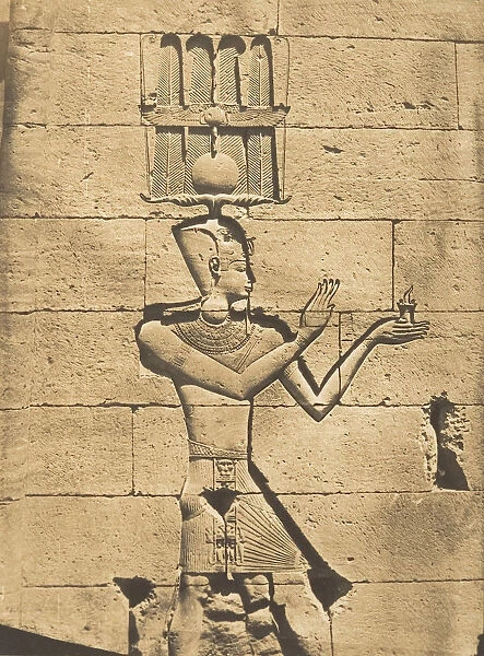 Ptolemee-Caesarion - Bas-relief du Temple de Kalabcheh (Talmis), April 8