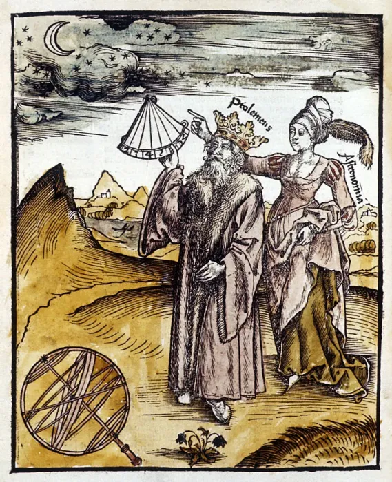 Framed Print : Ptolemy, Alexandrian Greek astronomer and geographer, 1508 Framed Print : Ptolemy, Alexandrian Greek astronomer and geographer, 1508