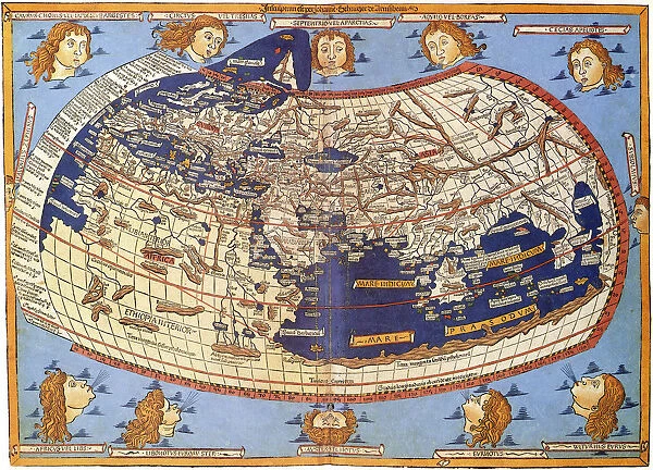 Ptolemy World map, 1467