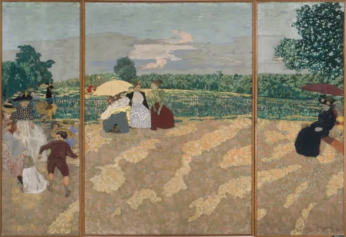 Framed Print : Public Gardens, 1894. Artist: Vuillard, Edouard (1868-1940) Framed Print : Public Gardens, 1894. Artist: Vuillard, Edouard (1868-1940)