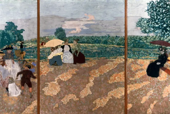 Framed Print : The Public Gardens (detail), 1894. Artist: Edouard Vuillard Framed Print : The Public Gardens (detail), 1894. Artist: Edouard Vuillard