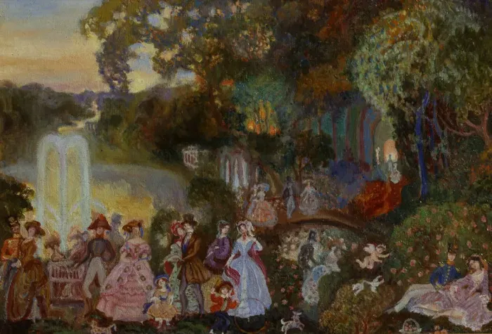Framed Print : Public Merrymaking, 1906. Artist: Sudeykin, Sergei Yurievich (1882-1946)