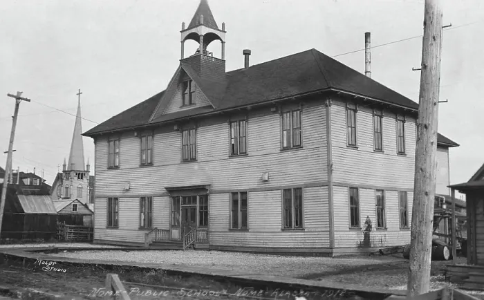 Framed Print : Public school, 1912. Creator: Unknown Framed Print : Public school, 1912. Creator: Unknown