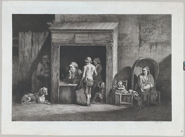 The Public Scrivener, 1790. Creator: Jean-Jacques de Boissieu