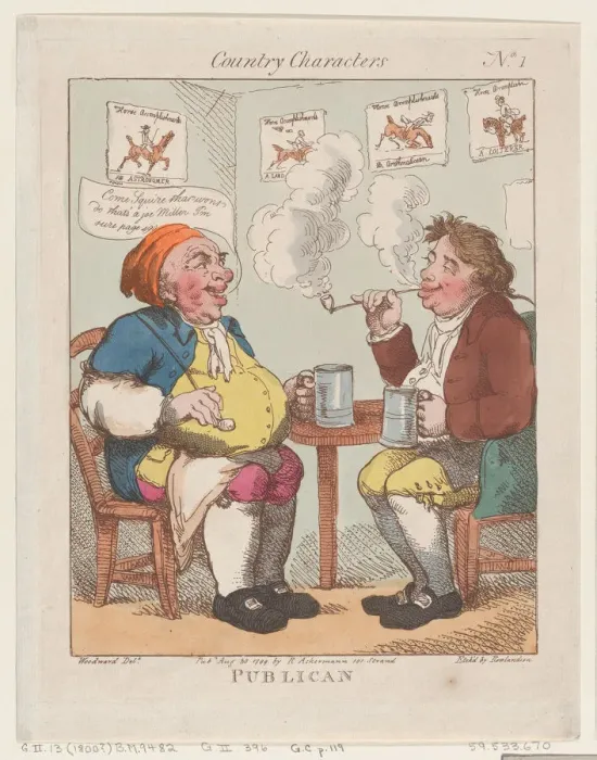 Framed Print : Publican, August 30, 1799. August 30, 1799. Creator: Thomas Rowlandson Framed Print : Publican, August 30, 1799. August 30, 1799. Creator: Thomas Rowlandson