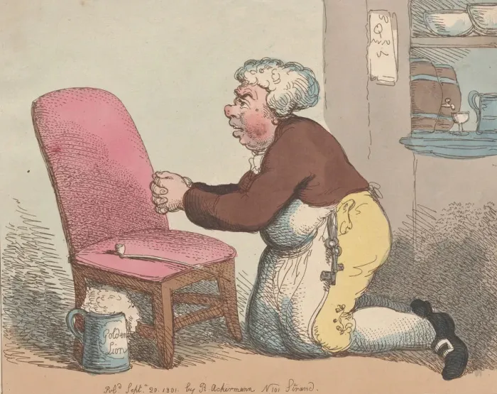 Framed Print : The Publicans Prayer, September 20, 1801. September 20, 1801