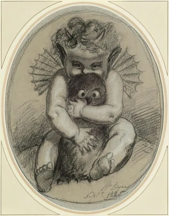 Framed Print : Puck, 1825. Creator: William Dyce Framed Print : Puck, 1825. Creator: William Dyce