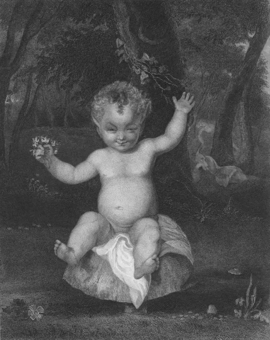 Framed Print : Puck, from A Midummer Nights Dream, c19th century Framed Print : Puck, from A Midummer Nights Dream, c19th century