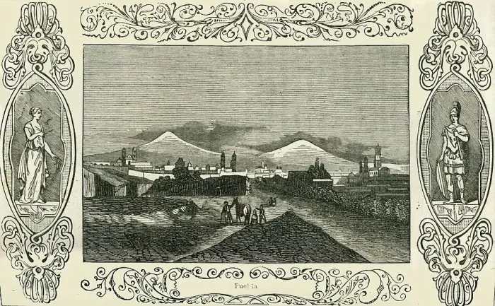 Framed Print : Puebla, 1849. Creator: Unknown Framed Print : Puebla, 1849. Creator: Unknown