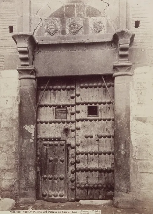 Framed Print : Puerta del Palacio de Samuel Levi, Toledo, c1885. Creator: Juan Laurent Framed Print : Puerta del Palacio de Samuel Levi, Toledo, c1885. Creator: Juan Laurent