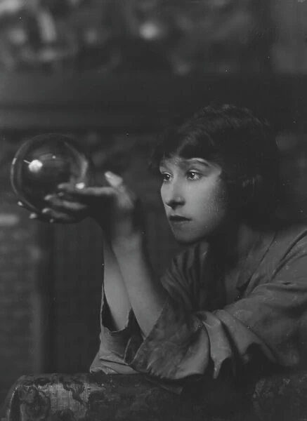 Puget, Mme. portrait photograph, 1917 Apr. 9. Creator: Arnold Genthe