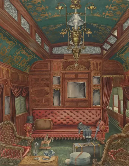 Framed Print : Pullman Coach, c. 1940. Creator: Perkins Harnly Framed Print : Pullman Coach, c. 1940. Creator: Perkins Harnly