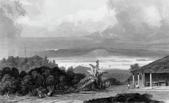 Framed Print : Pulo Penang, 1835. Creator: Unknown Framed Print : Pulo Penang, 1835. Creator: Unknown