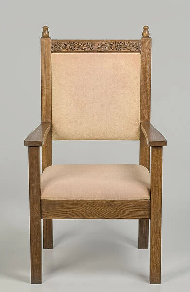 Pulpit chair from Saint Augustine Catholic Church of New Orleans, 20th century