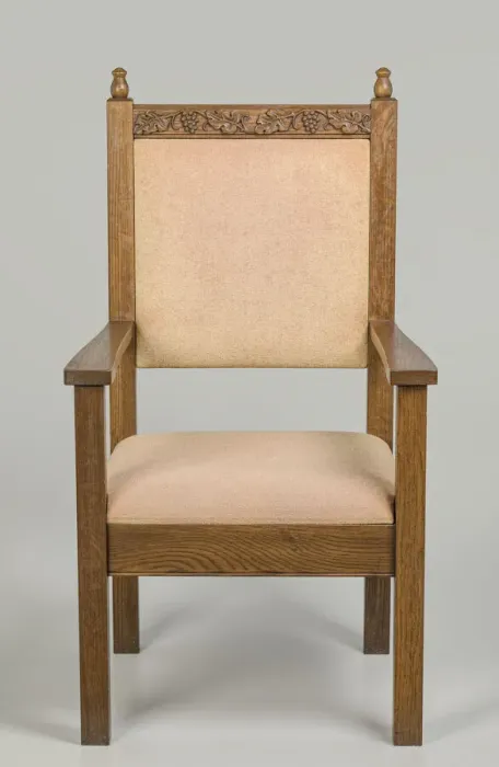 Framed Print : Pulpit chair from Saint Augustine Catholic Church of New Orleans, 20th century Framed Print : Pulpit chair from Saint Augustine Catholic Church of New Orleans, 20th century