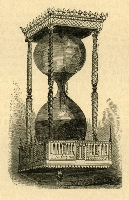 Framed Print : Pulpit Hour-Glass, 1897. Creator: Unknown Framed Print : Pulpit Hour-Glass, 1897. Creator: Unknown