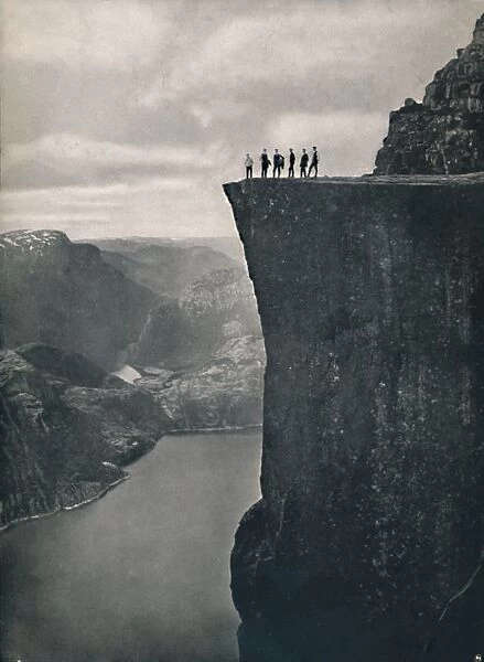 The Pulpit in Lysefjord, 1914. Creator: Unknown