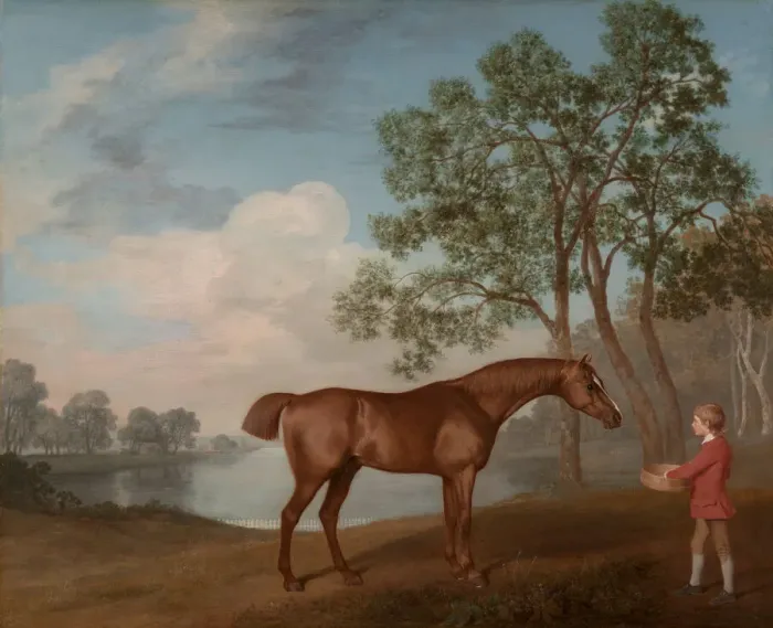 Framed Print : Pumpkin with a Stable-lad, 1774. Creator: George Stubbs Framed Print : Pumpkin with a Stable-lad, 1774. Creator: George Stubbs