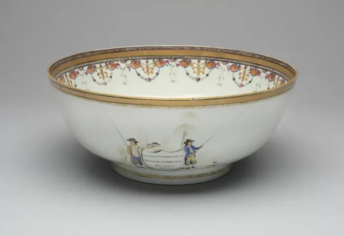 Framed Print : Punch Bowl, 1790. Creator: Unknown Framed Print : Punch Bowl, 1790. Creator: Unknown