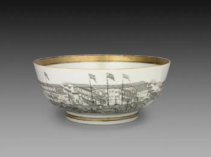 Framed Print : Punch Bowl, c. 1789. Creator: Unknown