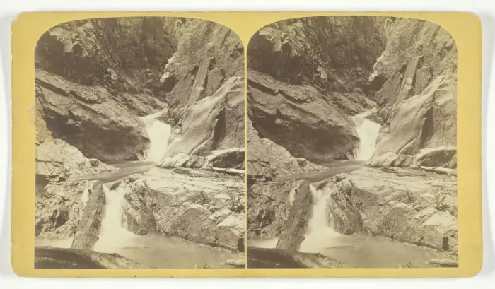 Framed Print : The Punch Bowl, Queen's Canon, Glen Eyrie, 1850 / 80. Creator: B. H. Gurnsey Framed Print : The Punch Bowl, Queen's Canon, Glen Eyrie, 1850 / 80. Creator: B. H. Gurnsey
