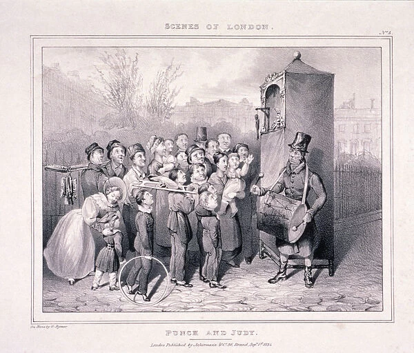 Punch and Judy, 1834. Artist: G Rymer