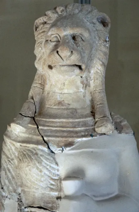 Framed Print : Punic lion-headed God Framed Print : Punic lion-headed God