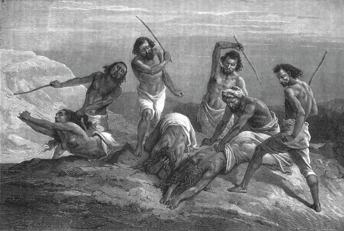 Framed Print : Punished by order of the King; A journey through Soudan and Western Abyssinia... 1875. Creator: Unknown Framed Print : Punished by order of the King; A journey through Soudan and Western Abyssinia... 1875. Creator: Unknown