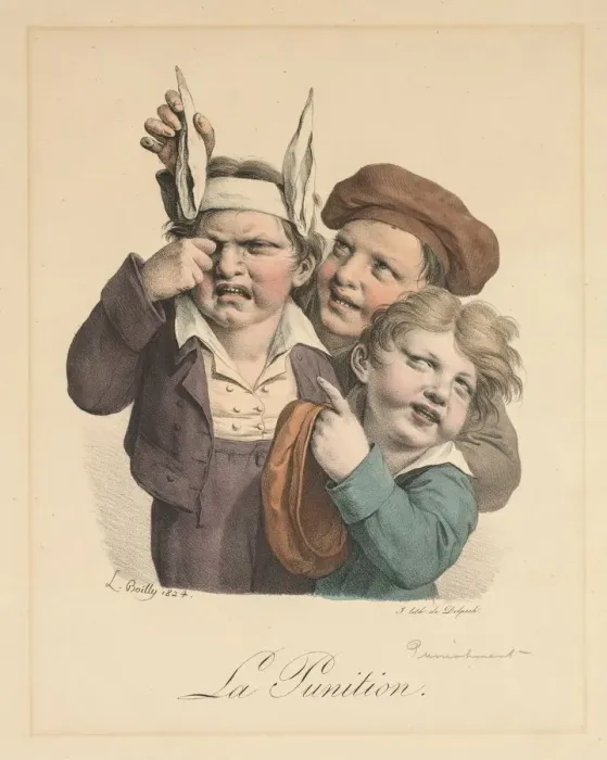 Framed Print : Punishment, 1821. Creator: Louis Leopold Boilly (French, 1761-1845) Framed Print : Punishment, 1821. Creator: Louis Leopold Boilly (French, 1761-1845)