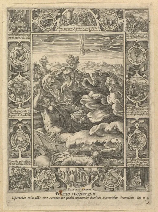 Framed Print : Punitio Malorum, from Allegories of the Christian Faith Framed Print : Punitio Malorum, from Allegories of the Christian Faith