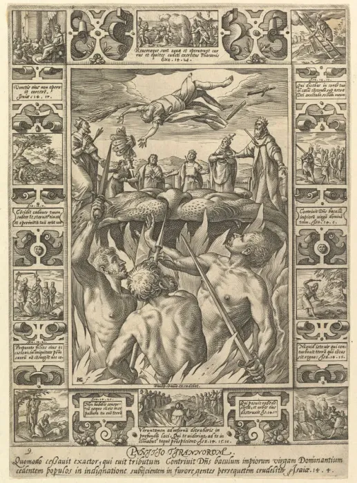 Framed Print : Punitio Tirannorum, from Allegories of the Christian Faith Framed Print : Punitio Tirannorum, from Allegories of the Christian Faith