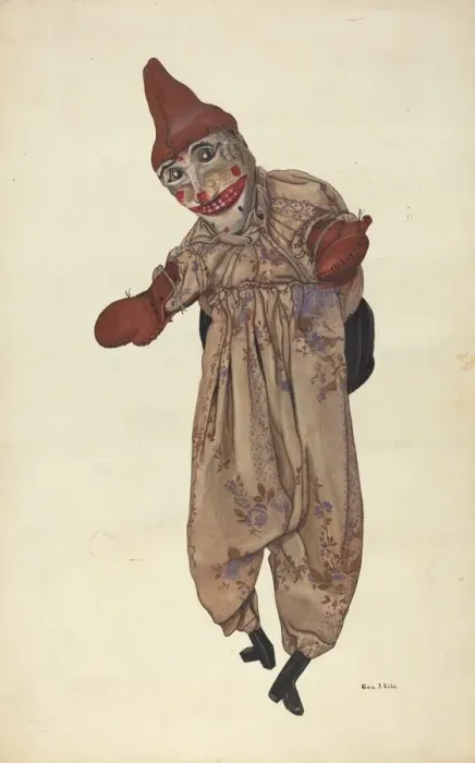 Framed Print : Puppet, 1935 / 1942. Creator: George File Framed Print : Puppet, 1935 / 1942. Creator: George File