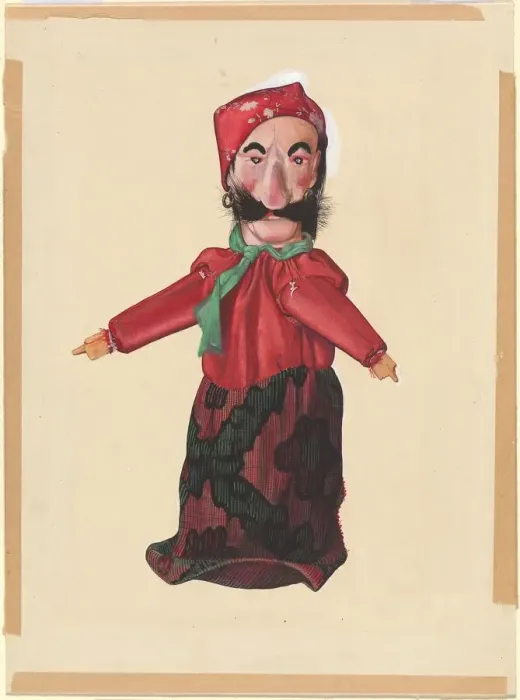 Framed Print : Puppet: Pirate, c. 1936. Creator: Beverly Chichester Framed Print : Puppet: Pirate, c. 1936. Creator: Beverly Chichester