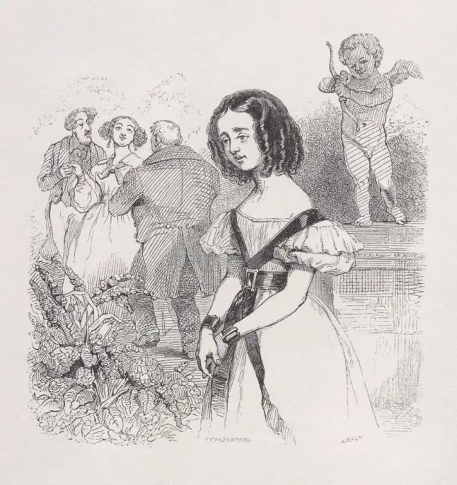Framed Print : The Puppets from The Complete Works of Beranger, 1836. Creator: John Thompson Framed Print : The Puppets from The Complete Works of Beranger, 1836. Creator: John Thompson