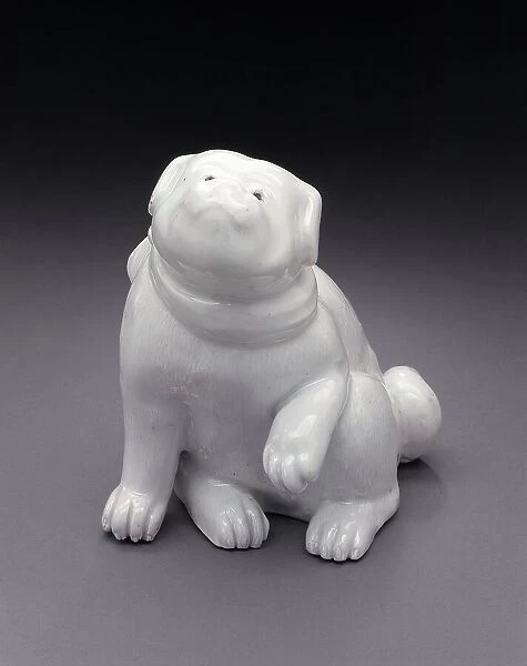 Puppy with Cloth Collar, Late 19th century. Creator: Unknown