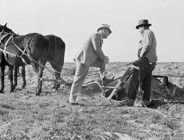 Purchasing farm under Bankhead-Jones Act, near Stockton, California, November 17, 1938. Creator: Dorothea Lange
